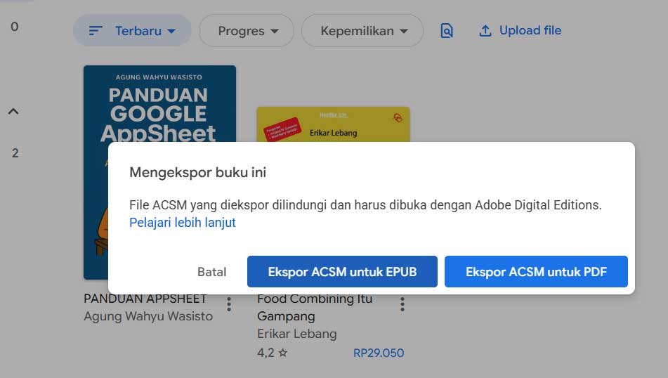 Pengalaman Pertama Beli Ebook